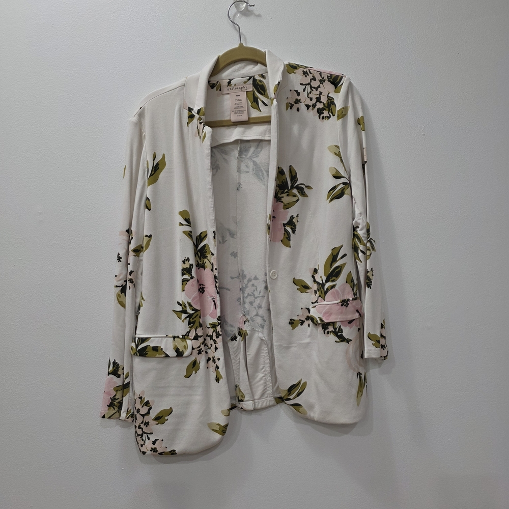 Philosophy Floral Jacket with Pink and Green
